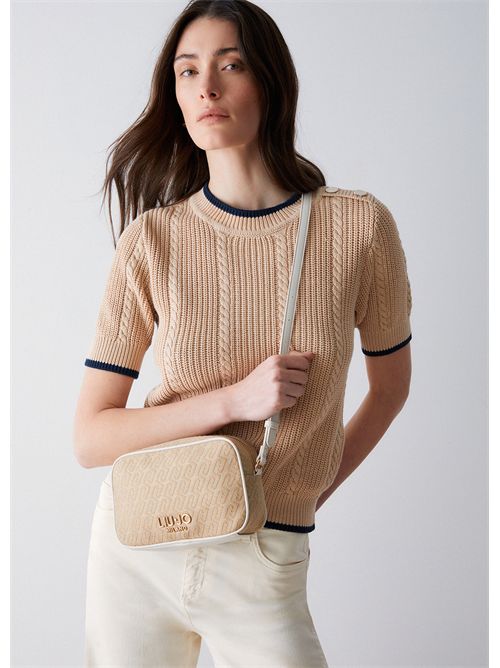 Borsa a tracolla piccola jacquard LIU JO | AA6137T378A/00005